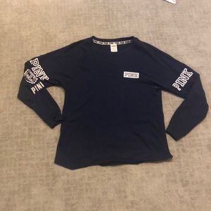 PINK navy sweatshirt